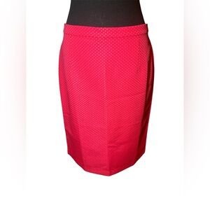 Natori Vibrant Red Pencil Skirt